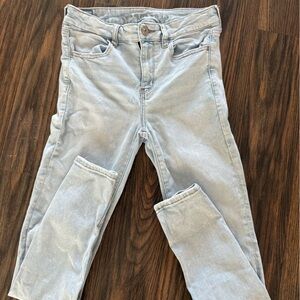 American Age Light Blue Women Jeans
